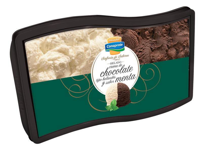 Imagen de 666666666666666 Helado sabor chocolate holandés y menta Sinfonía
