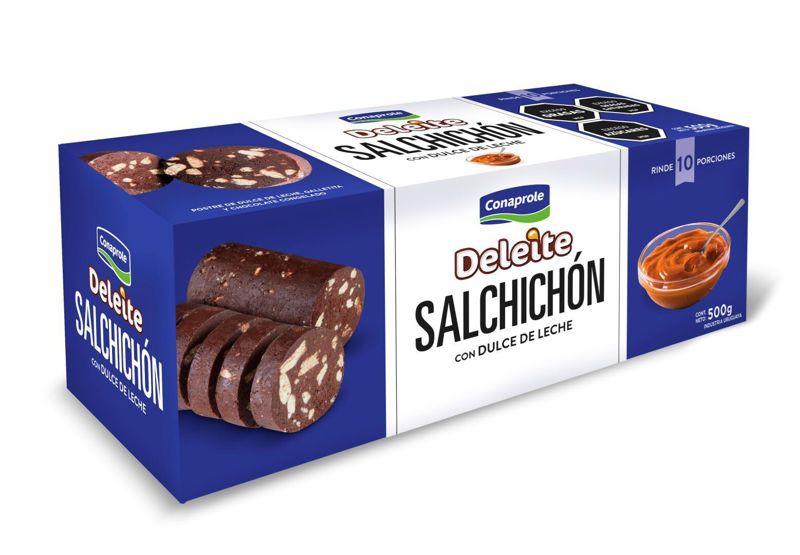 Imagen de 666666666666666 Salchichón de chocolate con dulce de leche