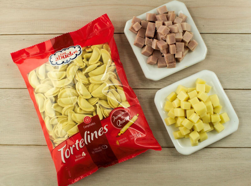 Imagen de 666666666666666 Tortelines de jamón y queso