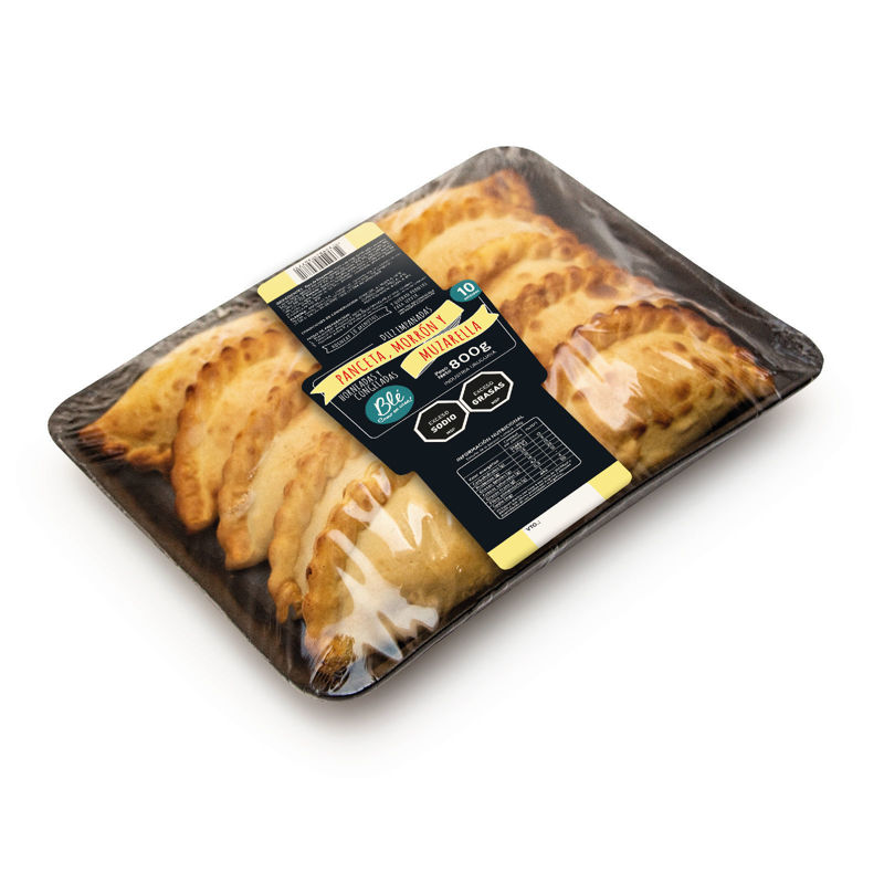 Imagen de 666666666666666 Empanadas de panceta, morrón y muzarella