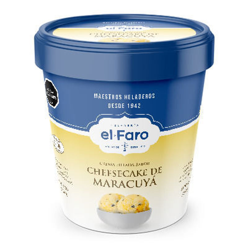 Imagen de 666666666666666 Helado sabor cheesecake de maracuyá