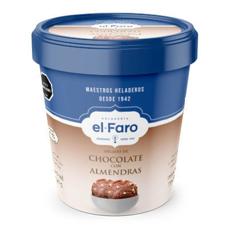 Imagen de 666666666666666 Helado sabor chocolate con almendras