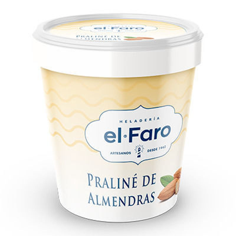 Imagen de 666666666666666 Helado praliné con almendras