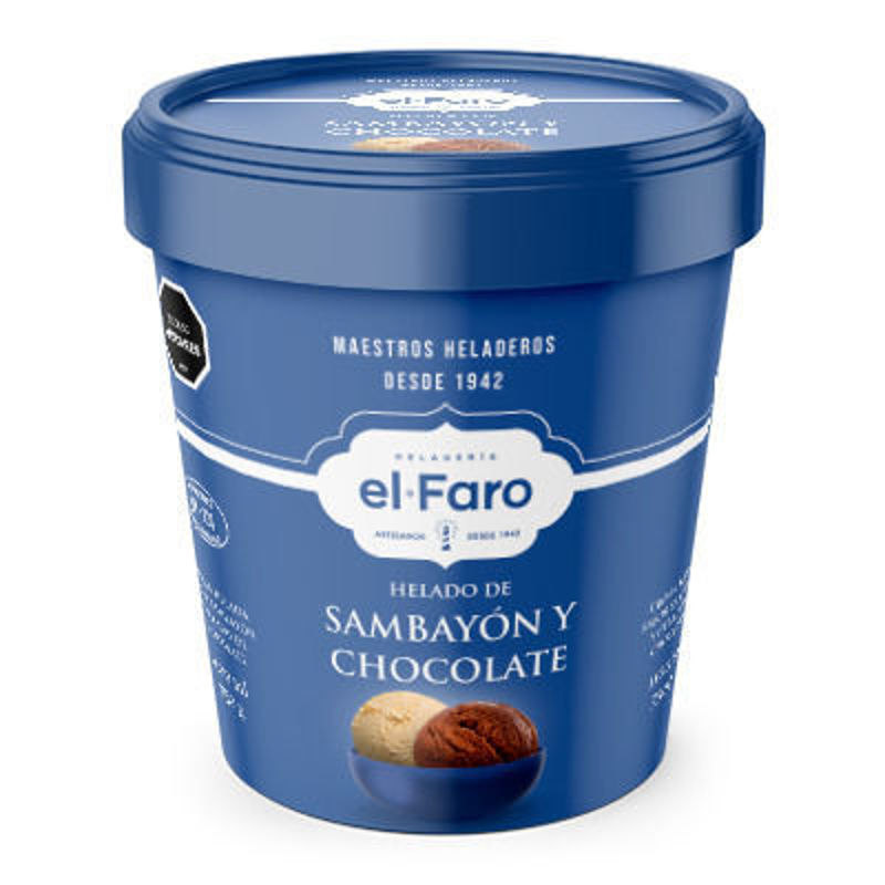 Imagen de 666666666666666 Helado sabor sambayón y chocolate holandés