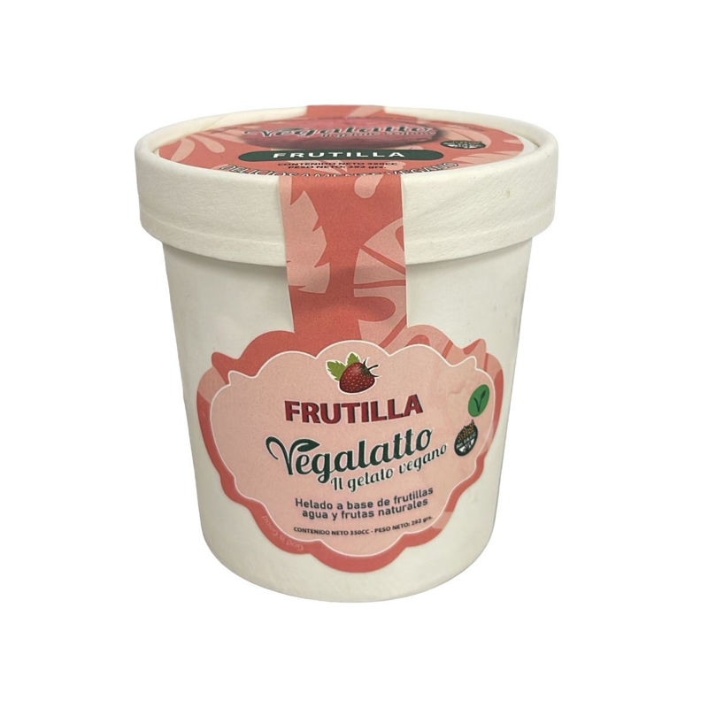 Imagen de 666666666666666 Helado Vegano frutilla al almibar
