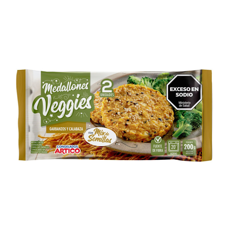 Imagen de 666666666666666 Medallones de garbanzo y calabaza