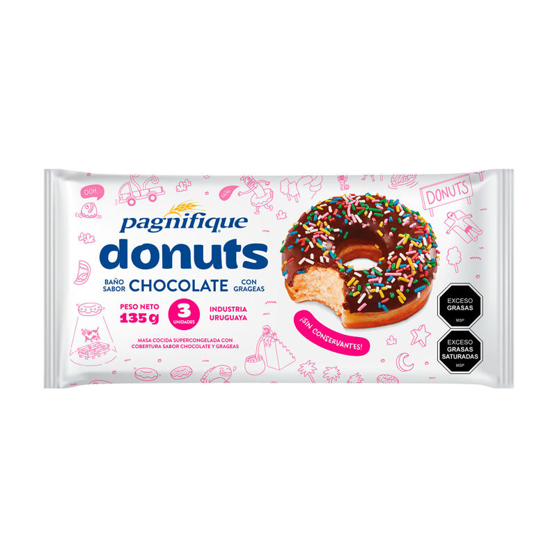Imagen de 666666666666666 Donas de chocolate y grageas