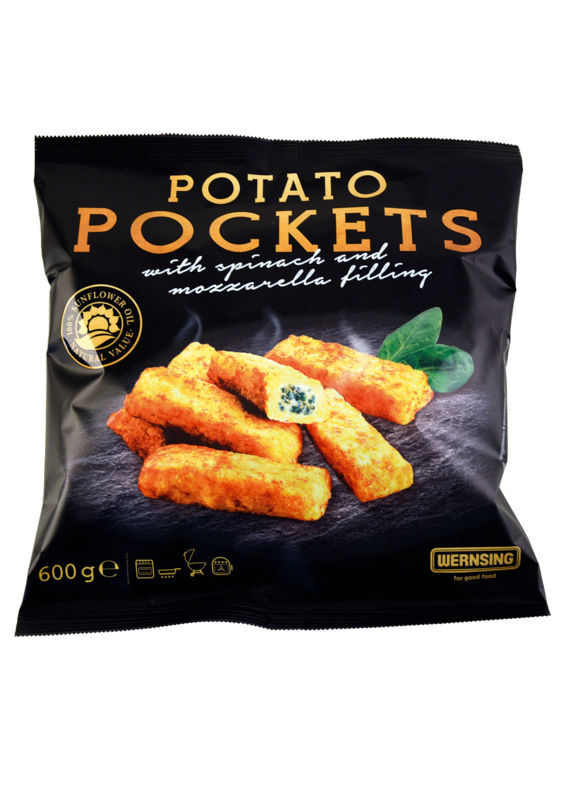 Imagen de 666666666666666 Bastones con muzzarella y espinaca pockets