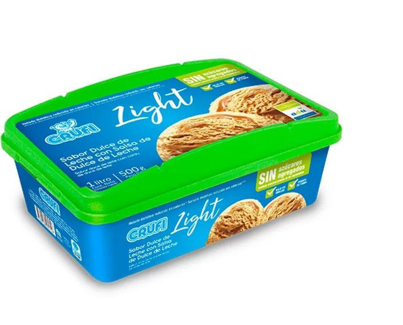 Imagen de 666666666666666 Helado  diet sabor dulce de leche con salsa de dulce de leche
