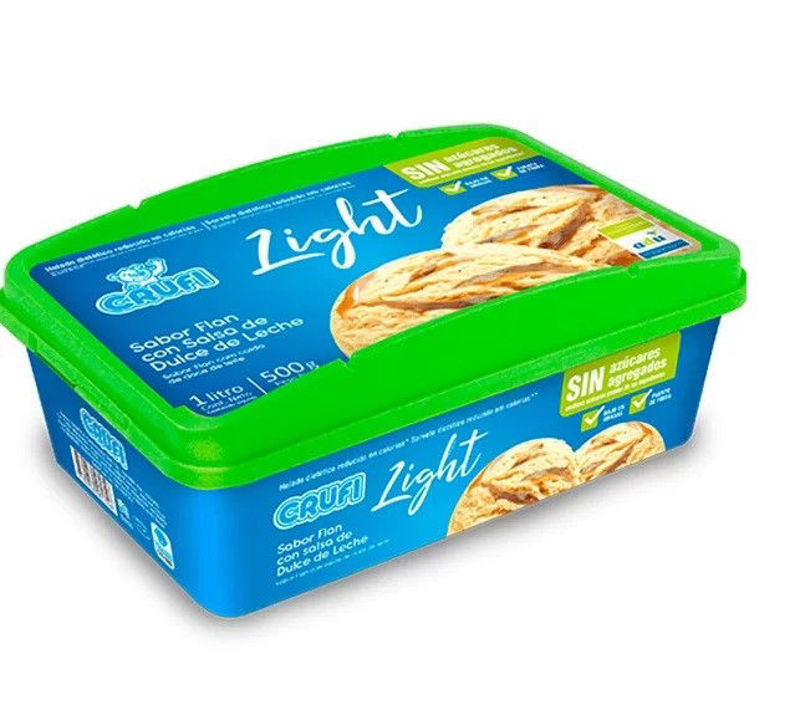 Imagen de 666666666666666 Helado  diet sabor flan con salsa de dulce de leche