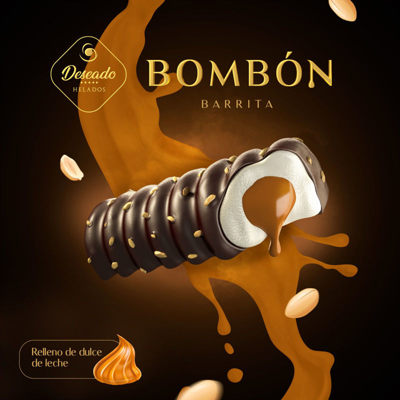 Imagen de 666666666666666 Bombón barrita sabor crema con dulce de leche