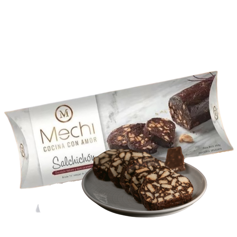Imagen de 666666666666666 Salchichón de chocolate con maní