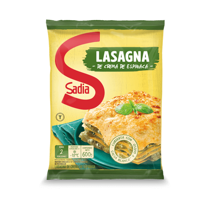 Imagen de 666666666666666 Lasagna de crema de espinaca