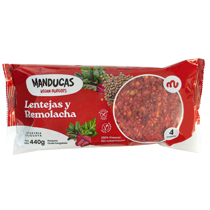 Imagen de 666666666666666 Burgers sabor lentejas y remolacha