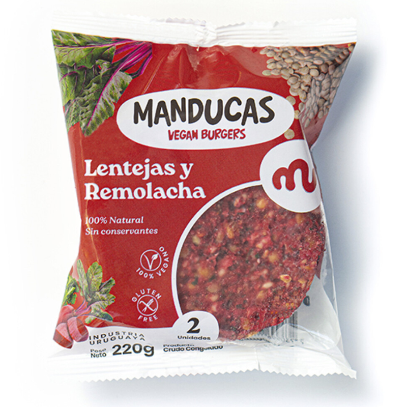 Imagen de 666666666666666 Burgers sabor lentejas y remolacha