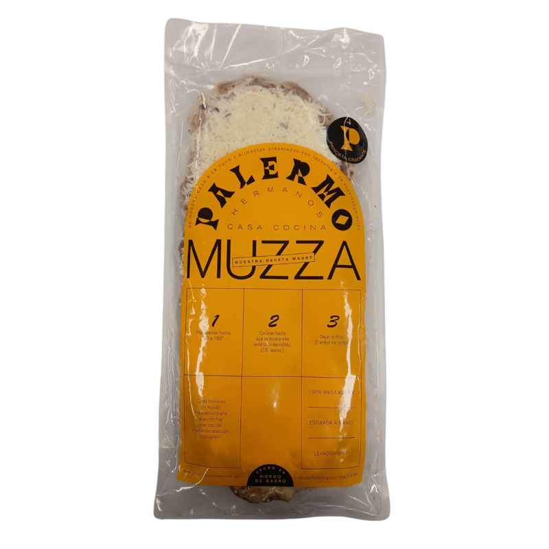 Imagen de 666666666666666 Pizza Muzza Palermo con panceta crocante