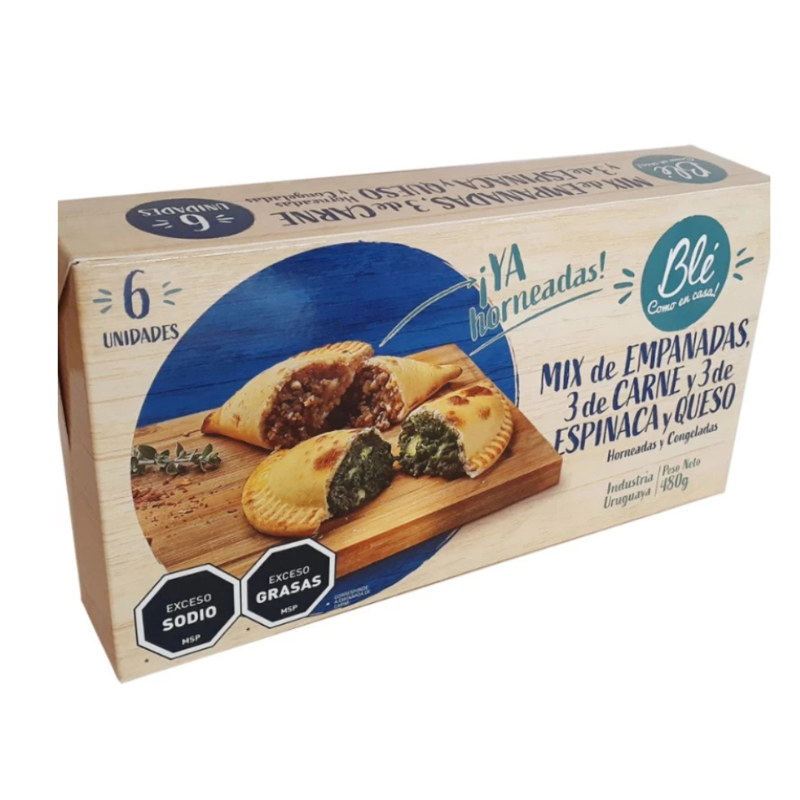 Imagen de 666666666666666 Empanadas mix espinaca y queso / carne