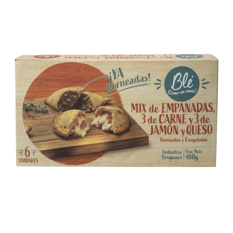 Imagen de 666666666666666 Empanadas mix jamón y queso / carne