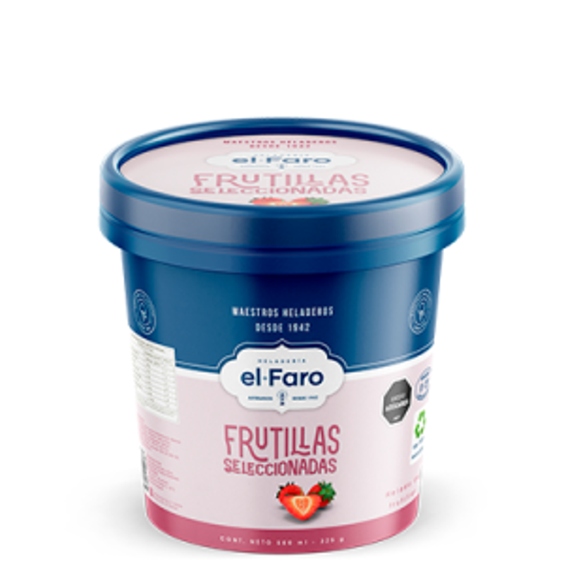 Imagen de 666666666666666 Helado sabor frutillas seleccionadas
