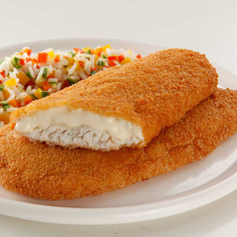 Imagen de 666666666666666 Milanesa de merluza con crema de queso