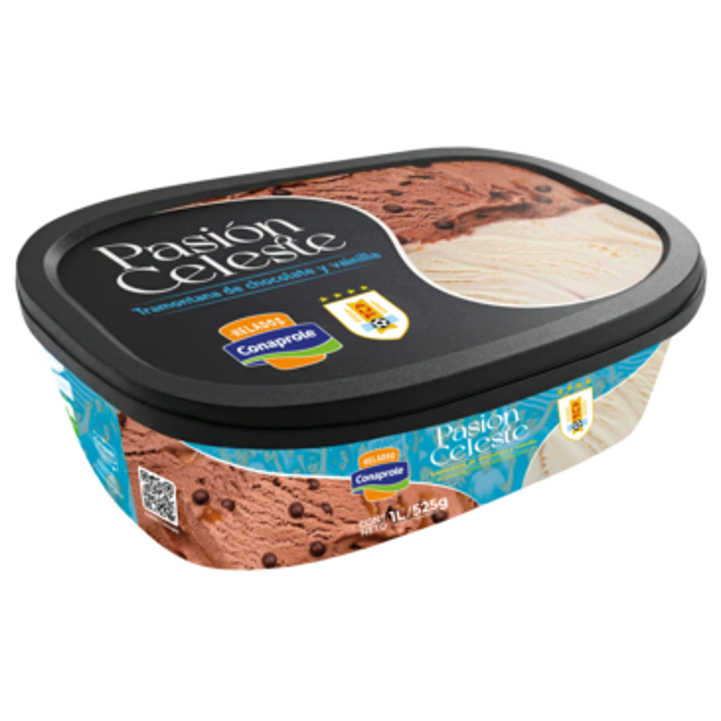 Imagen de 666666666666666 Helado sabor tramontana de chocolate y vainilla
